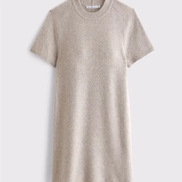Abercrombie & Fitch Madeline Mini Dress - Color Sand - Picture 3 of 5